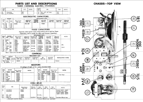 1BX59 Ch= RC-1183; RCA RCA Victor Co. (ID = 749690) Radio