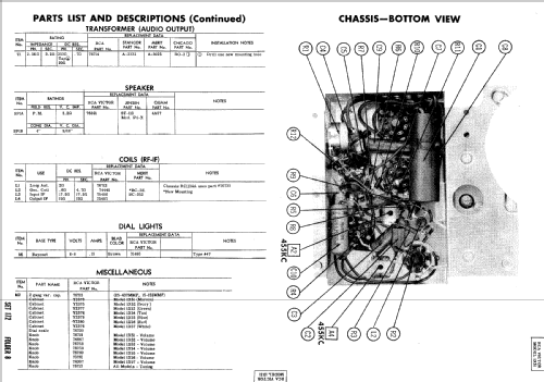 1X51 Ch= RC 1104B; RCA RCA Victor Co. (ID = 510953) Radio