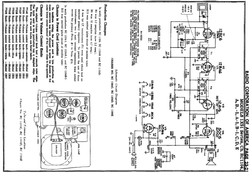 1X54 Ch= RC1104A-1; RCA RCA Victor Co. (ID = 98361) Radio