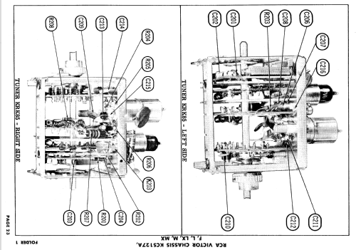 210KA465, 210KA466 CH= KCS127F; RCA RCA Victor Co. (ID = 628624) Television