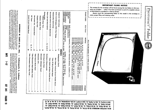21-D-7174 Ch= KCS103A; RCA RCA Victor Co. (ID = 1785552) Televisión