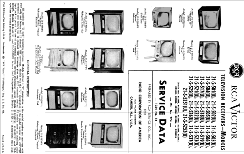 21-S-501U 'Medalist 21' Ch= KCS88K; RCA RCA Victor Co. (ID = 1541918) Fernseh-E