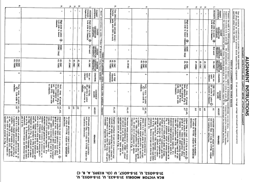 21-S-6053U Ch= KCS-95B; RCA RCA Victor Co. (ID = 2295197) Television