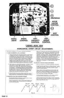 21-T-6083U Ch= KCS96A; RCA RCA Victor Co. (ID = 2749822) Television