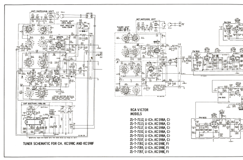 21-T-7352U Ch= KCS98F; RCA RCA Victor Co. (ID = 1929462) Television