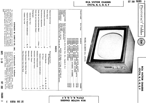 21-CD-8725 Ch= CTC7A; RCA RCA Victor Co. (ID = 974881) Television