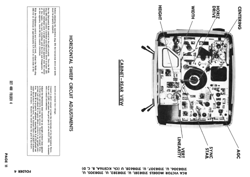 21D8281 Ch= KCS116A; RCA RCA Victor Co. (ID = 2614305) Television