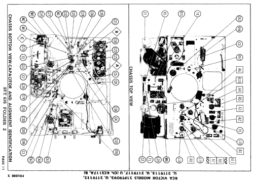 21PT9095 Ch= KCS117A; RCA RCA Victor Co. (ID = 878740) Television