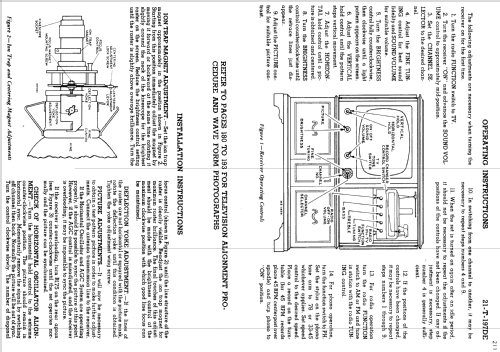 21T197DE 'Sunderland' Ch= KCS68H RC-1111A RS-141A; RCA RCA Victor Co. (ID = 1242880) TV Radio