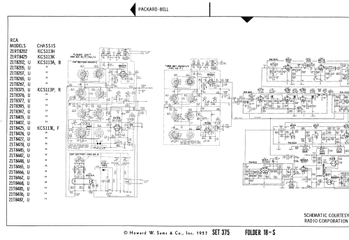 21T8465 Ch= KCS113E; RCA RCA Victor Co. (ID = 2459082) Televisore