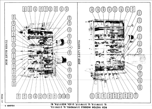 21T9117 Ch= KCS117A; RCA RCA Victor Co. (ID = 878894) Television