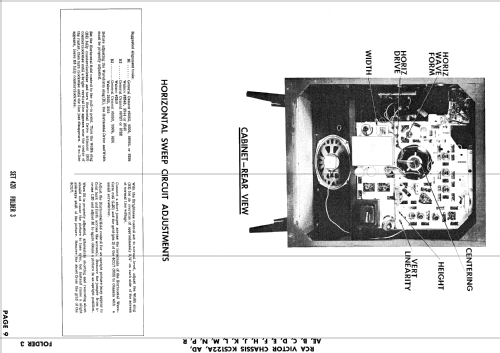 21T9132 Ch= KCS122A; RCA RCA Victor Co. (ID = 864287) Television