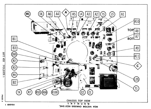 21T9345, 21T9346, 21T9347 Ch= KCS124E; RCA RCA Victor Co. (ID = 624153) Television