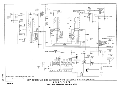 21T9345, 21T9346, 21T9347 Ch= KCS124E; RCA RCA Victor Co. (ID = 624165) Television