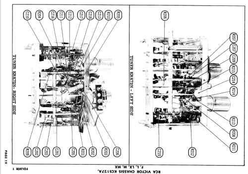 240K495, 240K496, 240K497 CH= KCS127L; RCA RCA Victor Co. (ID = 628867) Fernseh-E