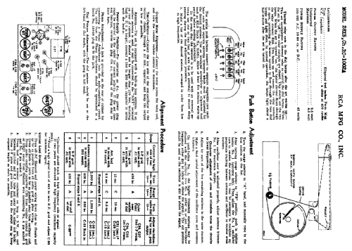 28X5 Ch= RC-1002-A; RCA RCA Victor Co. (ID = 975463) Radio