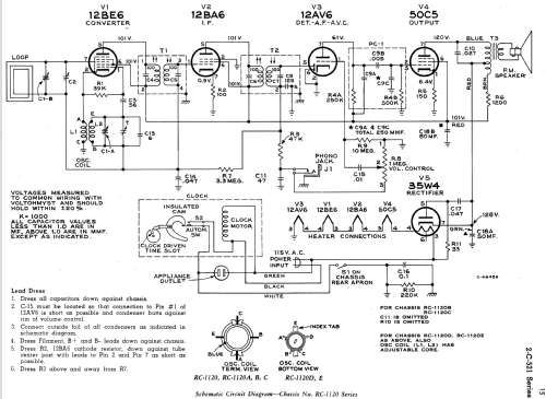 2-C-527 Ch= RC-1120-A; RCA RCA Victor Co. (ID = 1243869) Radio