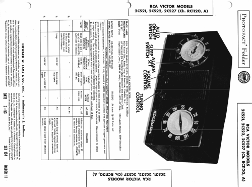 2-C-527 Ch= RC-1120-A; RCA RCA Victor Co. (ID = 982531) Radio