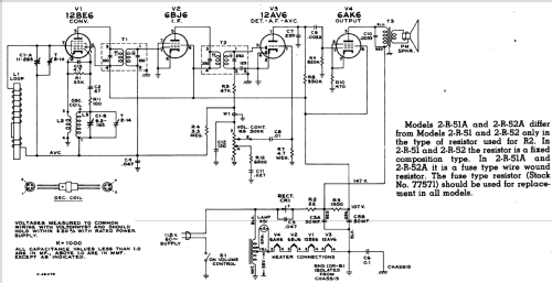 2-R-52A Ch= RC-1119; RCA RCA Victor Co. (ID = 1231353) Radio