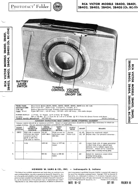 2B401 Ch= RC-1114; RCA RCA Victor Co. (ID = 3095572) Radio