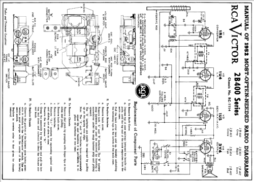 2B404 Ch= RC-1114; RCA RCA Victor Co. (ID = 148856) Radio