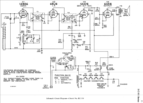 2C514 Ch= RC-1118; RCA RCA Victor Co. (ID = 1217759) Radio