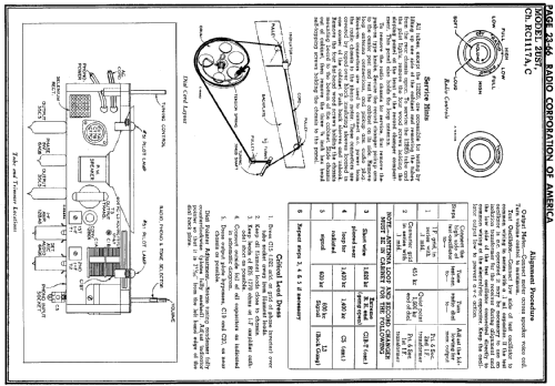 2US7 Ch= RC-1117C; RCA RCA Victor Co. (ID = 148949) Radio