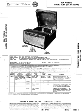 2US7 Ch= RC-1017A; RCA RCA Victor Co. (ID = 3098484) Radio