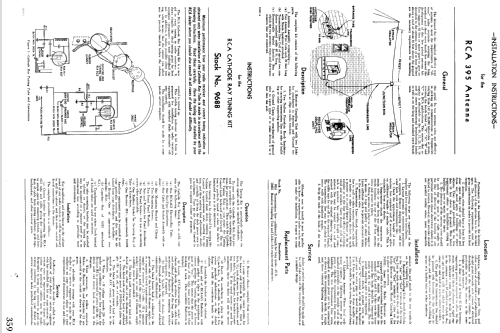 395 Antenna System; RCA RCA Victor Co. (ID = 912318) Antenne