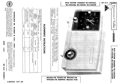 3-RD-30 Ch= RC-1202AB; RCA RCA Victor Co. (ID = 510924) Radio