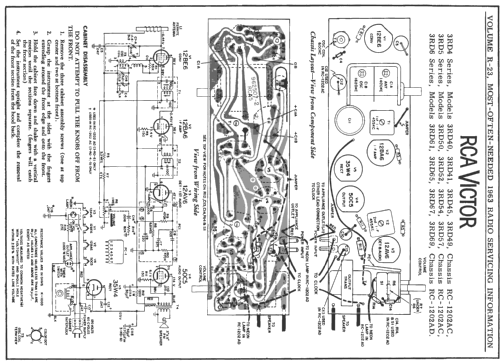 3RD49 Ch= RC-1202AC; RCA RCA Victor Co. (ID = 174381) Radio