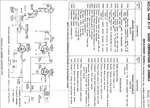 45-EY-1 Ch= RS-132F; RCA RCA Victor Co. (ID = 876270) R-Player