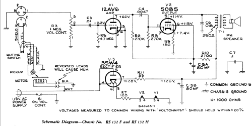 45-EY-1 Ch= RS-132F; RCA RCA Victor Co. (ID = 1384126) R-Player