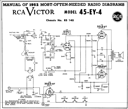 45-EY-4 Ch= RS 140; RCA RCA Victor Co. (ID = 149183) Reg-Riprod