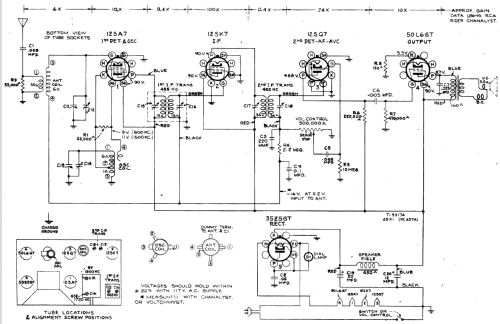 45X-1 Ch= RC-457A; RCA RCA Victor Co. (ID = 991376) Radio