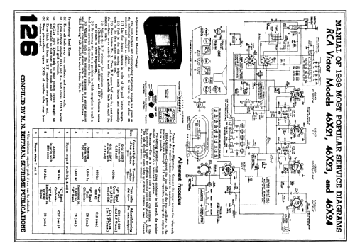 46X24 Ch= RC461; RCA RCA Victor Co. (ID = 203742) Radio