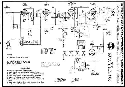 4C544 Ch= RC-1145; RCA RCA Victor Co. (ID = 121146) Radio