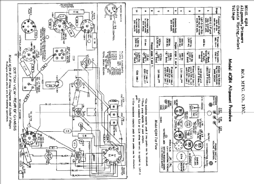 4QB4 Ch= RC-440A; RCA RCA Victor Co. (ID = 950434) Radio