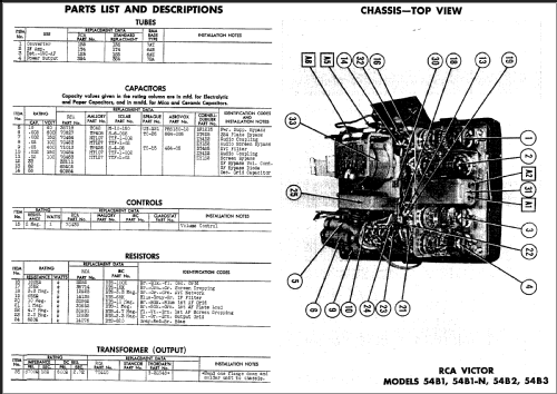 54B1 Ch= RC-589; RCA RCA Victor Co. (ID = 477970) Radio