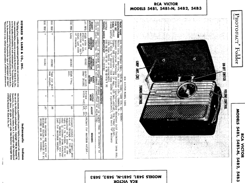 54B1 Ch= RC-589; RCA RCA Victor Co. (ID = 477972) Radio