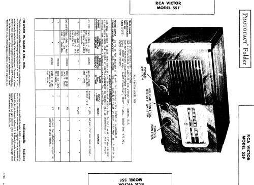 55-F Ch= RC-1004E; RCA RCA Victor Co. (ID = 478182) Radio