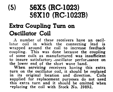 56X10 Ch= RC-1023B; RCA RCA Victor Co. (ID = 1110996) Radio