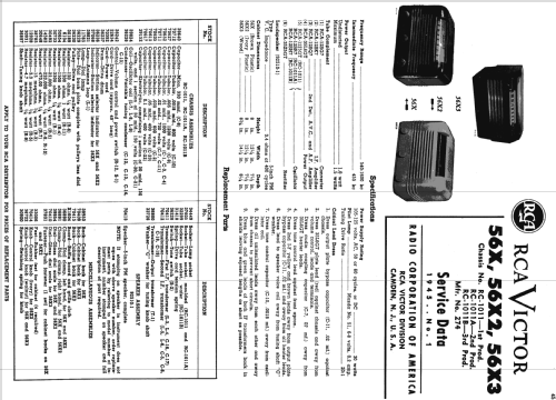 56X2 Ch= RC-1011A; RCA RCA Victor Co. (ID = 1107427) Radio