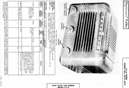 56X3 Ch= RC-1011; RCA RCA Victor Co. (ID = 462788) Radio