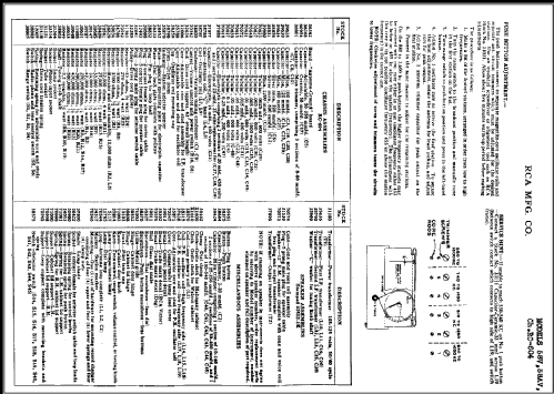 58AV Ch= RC-604; RCA RCA Victor Co. (ID = 478366) Radio