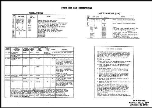 58AV Ch= RC-604; RCA RCA Victor Co. (ID = 478376) Radio