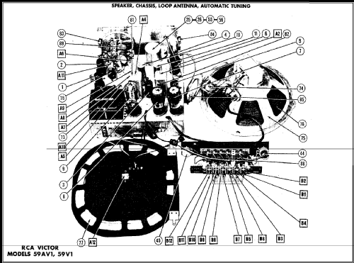 59AV1 Ch= RC-605; RCA RCA Victor Co. (ID = 478600) Radio