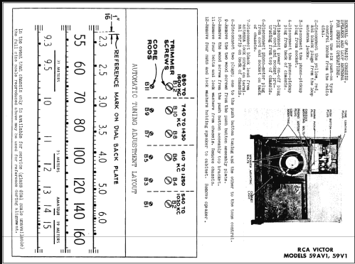 59AV1 Ch= RC-605; RCA RCA Victor Co. (ID = 478602) Radio