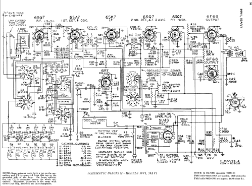 59AV1 Ch= RC-605; RCA RCA Victor Co. (ID = 1107377) Radio