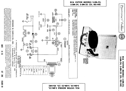 5-EM-23 Ch= RS-148; RCA RCA Victor Co. (ID = 508567) Sonido-V